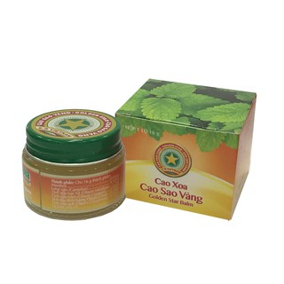 Các sản phẩm Cao Sao Vàng  3g, 20g, Hít mũi cao vàng, Dầu nước sao vàng