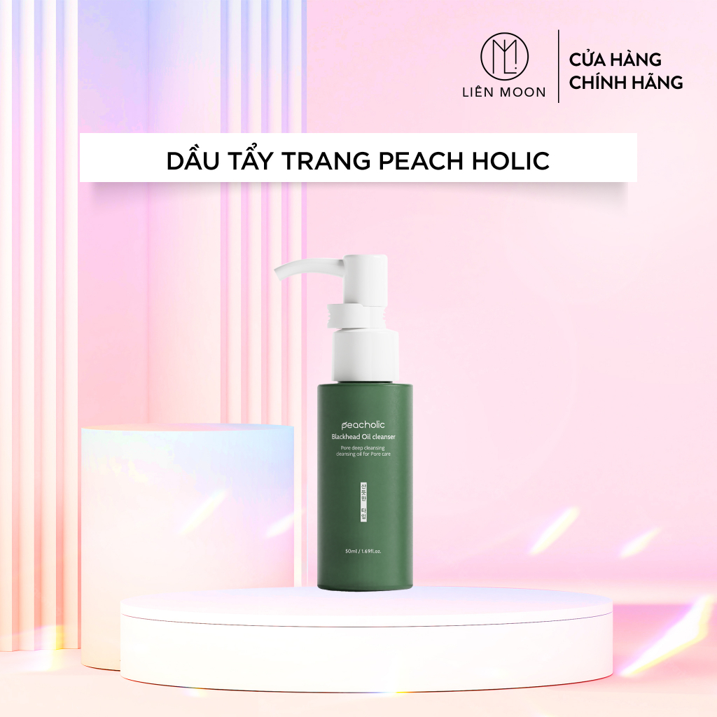 Dầu Tầy Trang Peacholic nhũ hóa làm sạch dầu thừa bã nhờn trên bề mặt da