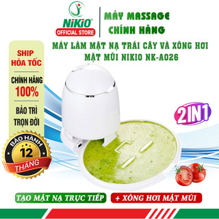 Máy làm mặt nạ trái cây và xông hơi mặt mũi Nikio NK-A026 chính hãng