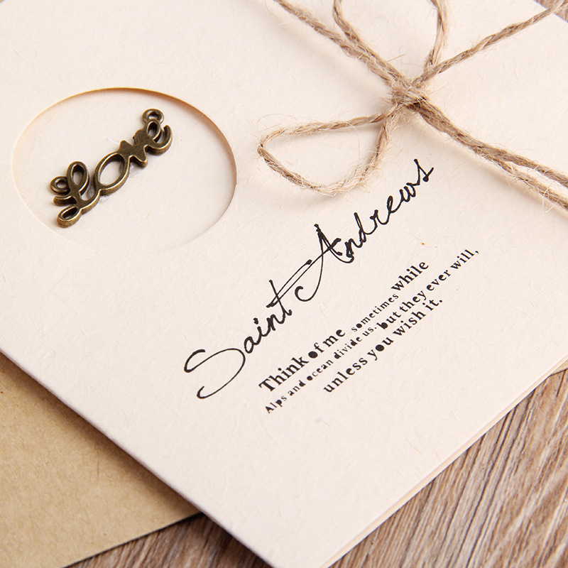 Bộ Phong Bì Và Giấy Viết Thư Phong Cách Ngọt Ngào, Retro Lãng Mạn