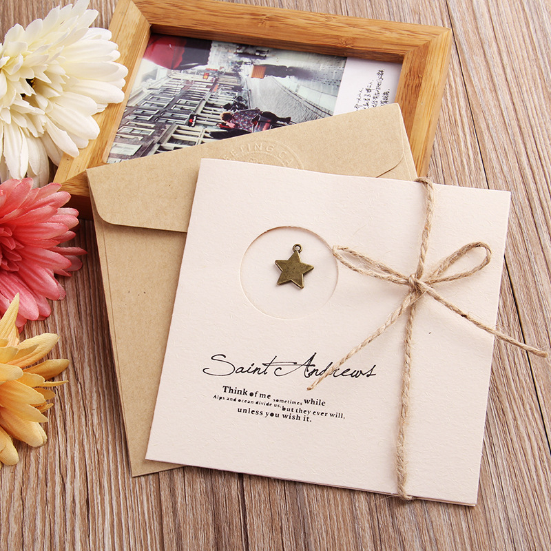 Bộ Phong Bì Và Giấy Viết Thư Phong Cách Ngọt Ngào, Retro Lãng Mạn