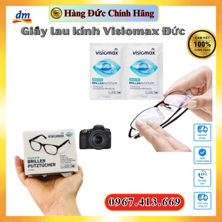 Giấy lau kính Visiomax Đức 52 tờ giúp làm sạch và bảo vệ kính
