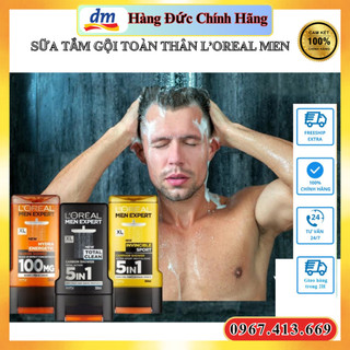 Sữa tắm gội toàn thân l’oreal men - sữa tắm gội toàn thân l’oreal men expert 5 in 1 chai 250ml&300ml