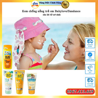 Kem chống nắng trẻ em Babylove/Sundance cho bé từ sơ sinh