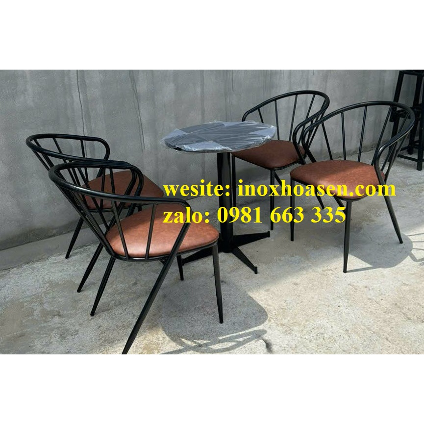 Bàn ghế cafe sắt ngoài trời, bàn ghế ban công,sân thượng