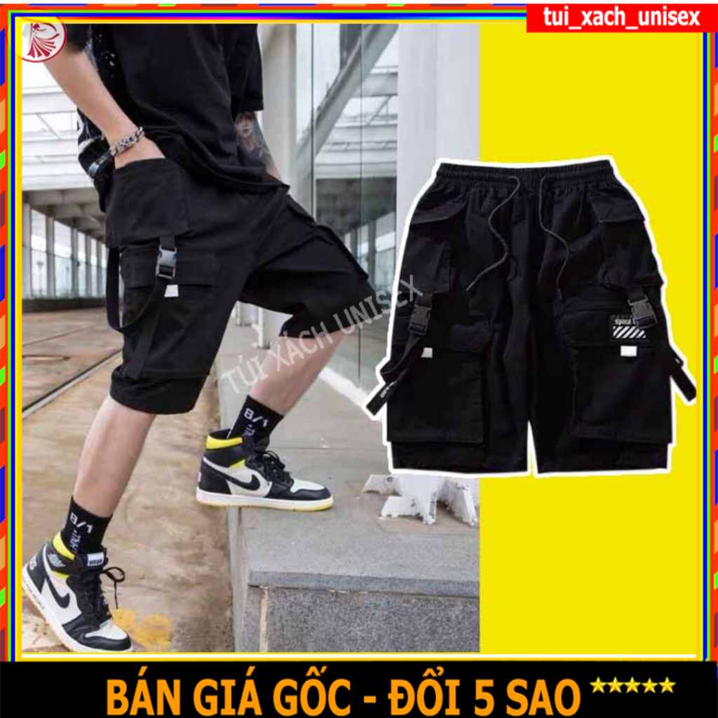 ❤️ GIÁ SỈ ❤️ QUẦN NAM ĐEN PHỐI KHÓA ZIP VIỀN, QUẦN ĐÙI SHORT NỮ KAKI CO GIÃN MỀM MỊN GIÁ RẺ