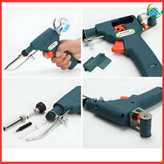 Máy hàn xung kết hợp hàn lẫn chì hàn 150w SOP MEDIA mỏ hàn thiếc dạng súng tự đẩy tặng thêm 1 cuộn thiếc ( ms 033