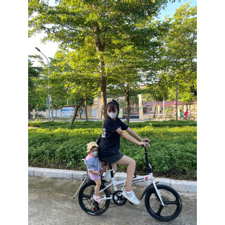 [Hàng Chính Hãng] Xe Đạp Gấp Gọn Shibomei 20 Inch - Giảm Sốc Kép, Siêu Nhẹ - Thiết Kế Tiện Lợi