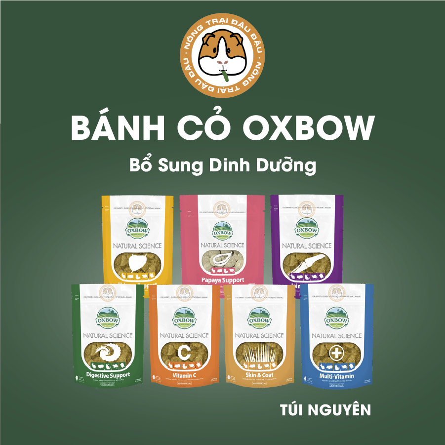 Viên Cỏ Oxbow Natural Science (Túi Nguyên) Bổ Sung Dinh Dưỡng, Hỗ Trợ Sức Khỏe Cho Thỏ, Bọ Ú, Chinchilla, Hamster