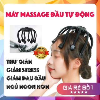 Máy massage đầu - máy mát xa đầu giảm đau đầu, căng thẳng, mệt mỏi, rung thư giãn & giảm stress, ngủ ngon giấc