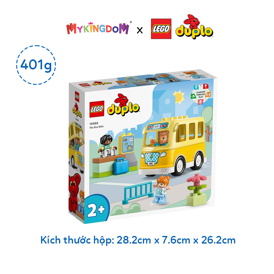 Đồ Chơi Đồ Chơi Lắp Ráp Xe Buýt Di Động LEGO DUPLO 10988