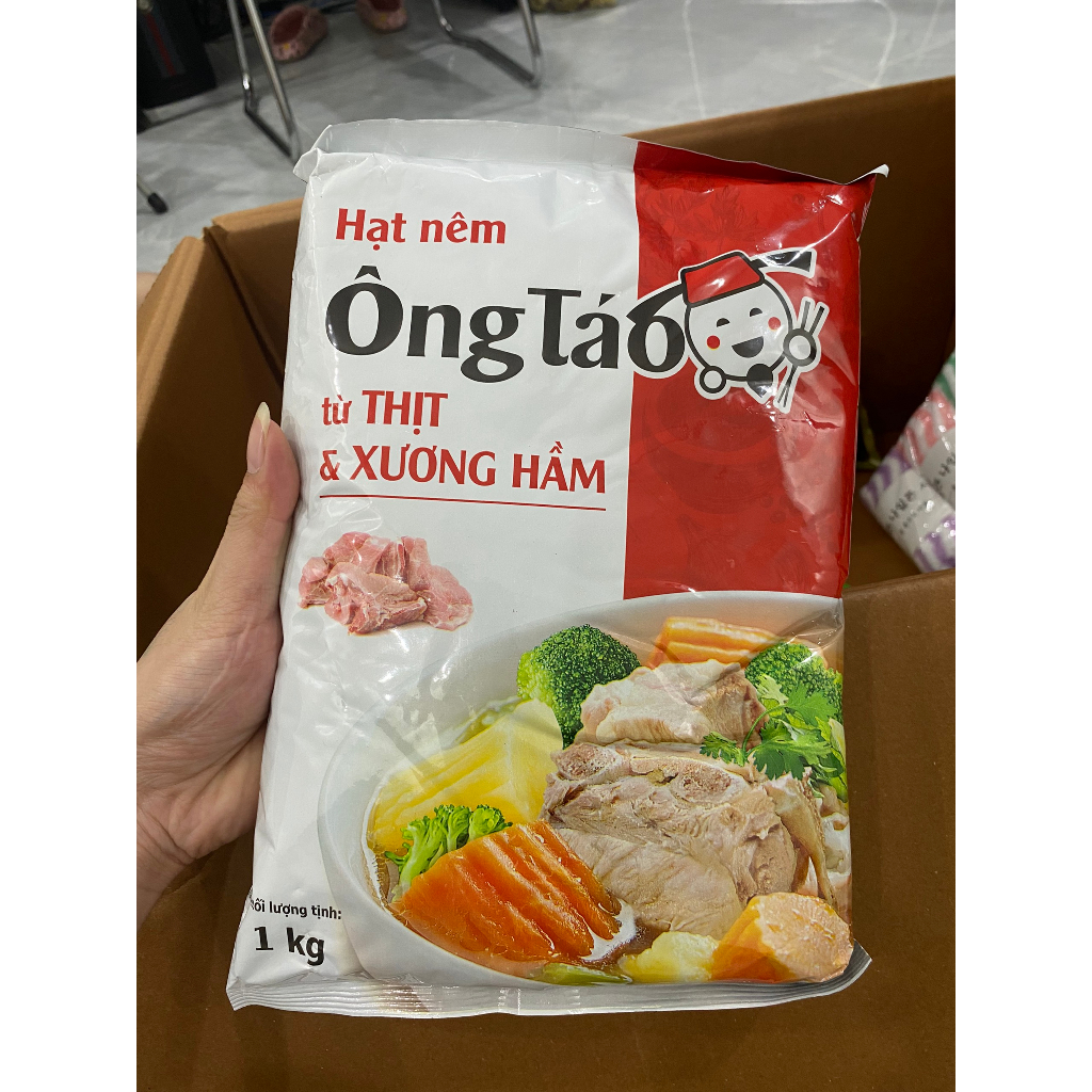 Hạt nêm Ông Táo làm từ thịt và xương hầm túi 1kg