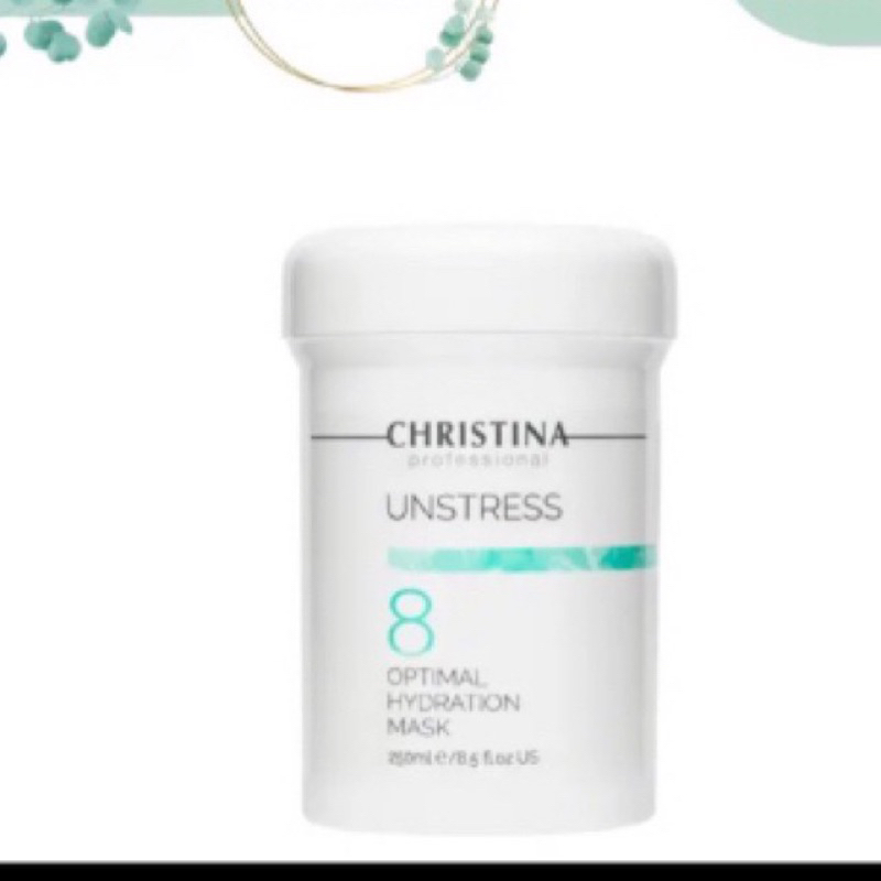 Mặt nạ dưỡng ẩm Christina Unstress 8 Optimal Hydration mask 250ml