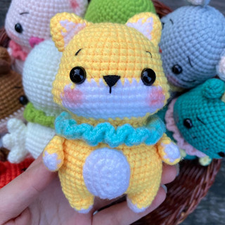 Móc khoá len 12 con giáp,Thú bông móc len handmade