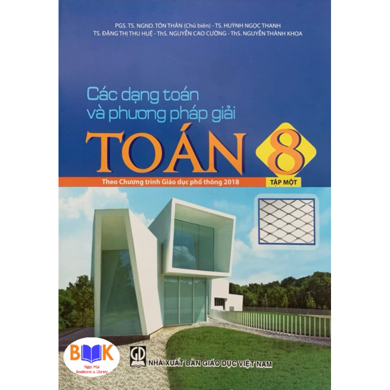 Sách -  Các Dạng Toán Và Phương Pháp Giải Toán 8