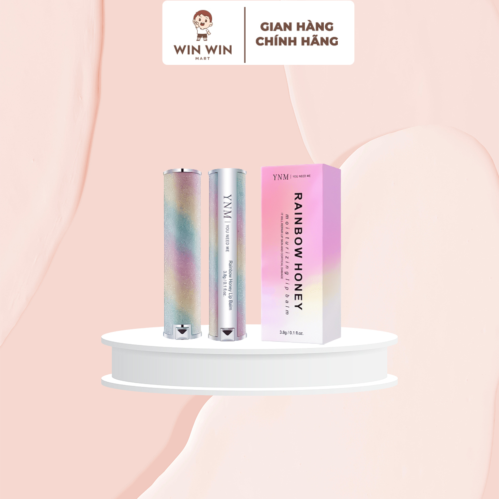 Son Dưỡng Mềm Môi Mờ Thâm Đổi Màu YNM Rainbow Honey Lip Balm Giảm Thâm Hiệu Quả