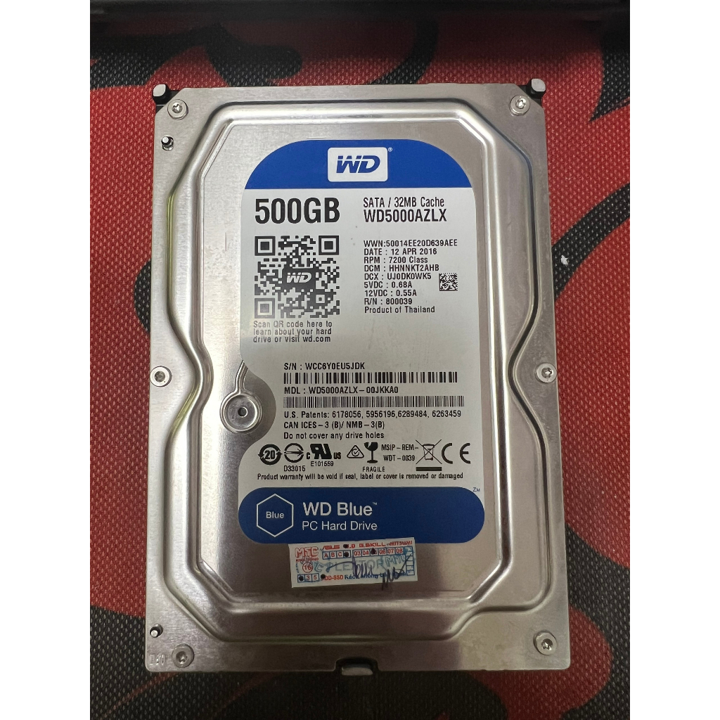 HDD 500Gb Toshiba/ WD/ Seagate hàng tháo máy