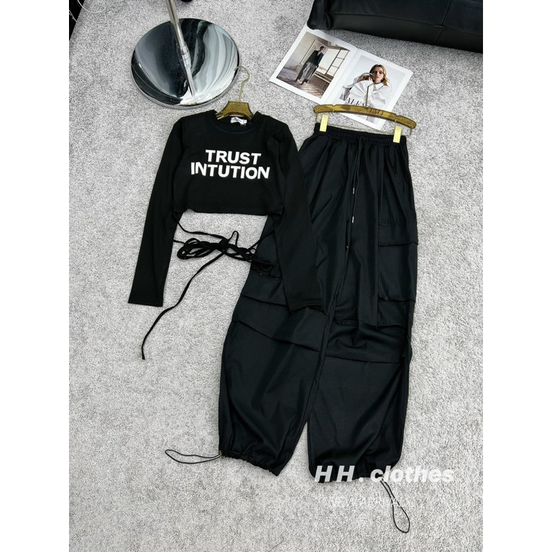 Set áo phối quần hộp