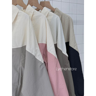 𝐋𝐘𝐂𝐇𝐄𝐍-Áo khoác gió phối ( 4 màu)