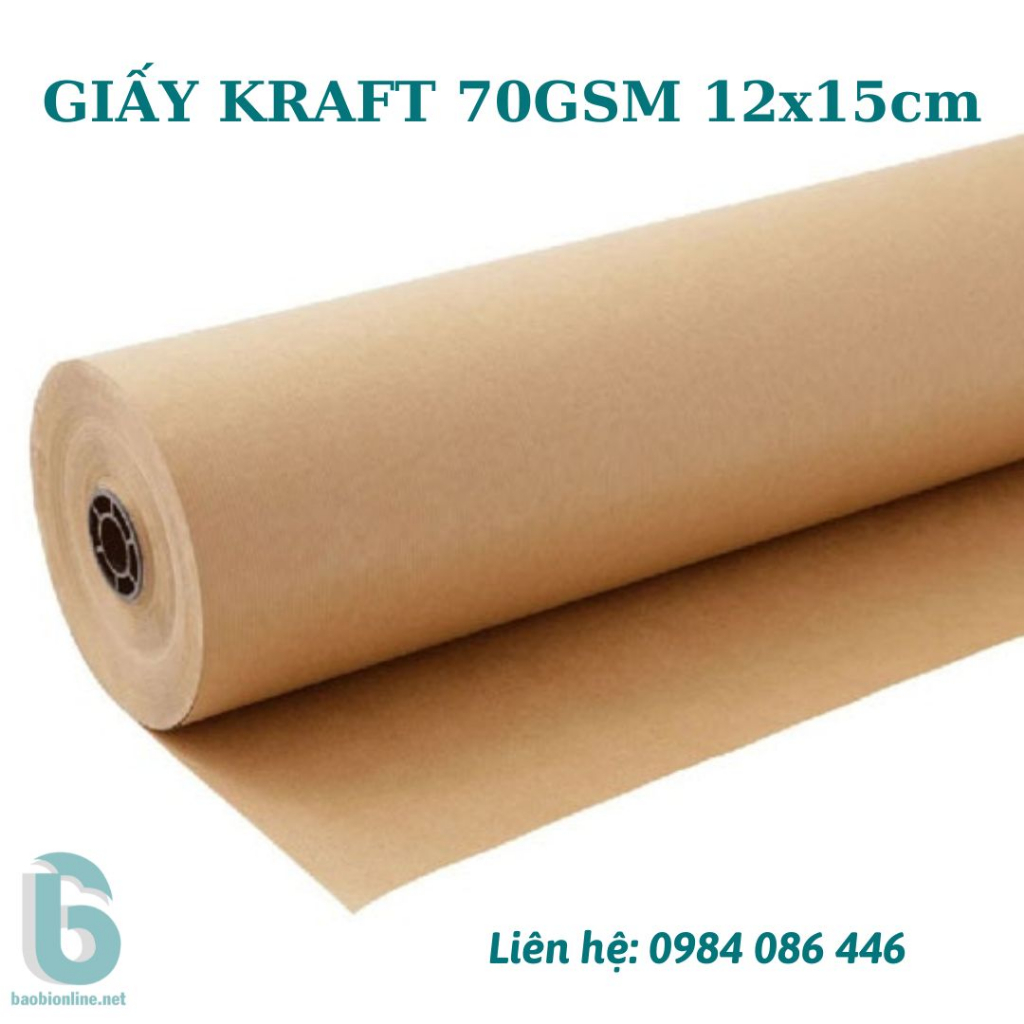 XẤP 50 - 100 TỜ GIẤY KRAFT 12X15 CM DÙNG LÀM GIẤY NOTE, GÓI QUÀ, DECOR, ... -  BAOBIONLINE