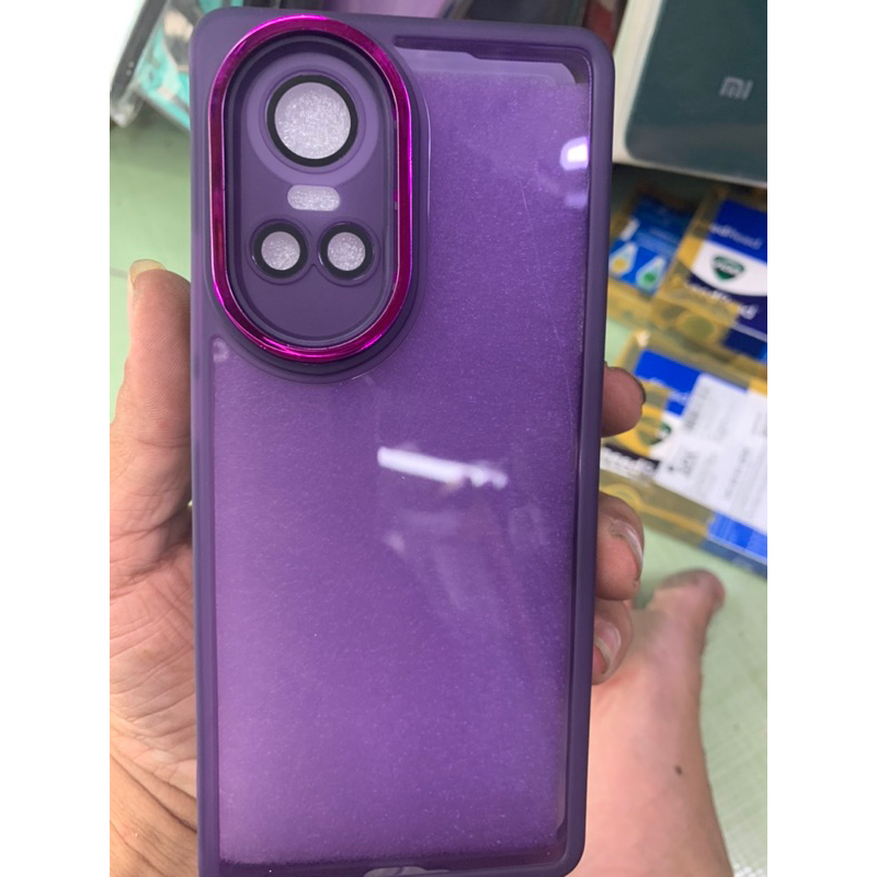 Ốp lưng Oppo Reno 10-5G/Reno 10 pro dẻo màu bảo vệ cam