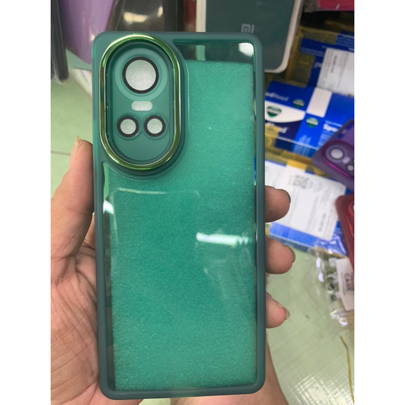 Ốp lưng Oppo Reno 10-5G/Reno 10 pro dẻo màu bảo vệ cam