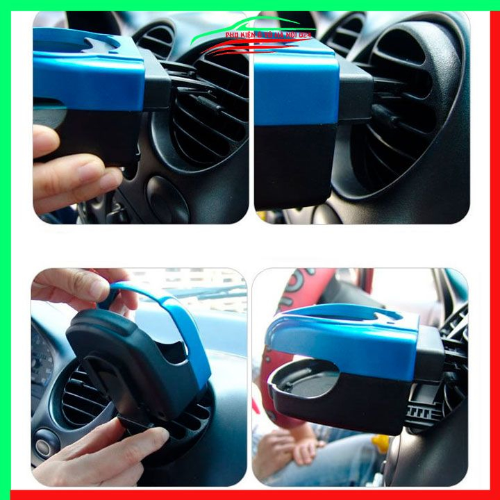 Dụng cụ giá để nước trên xe ô tô chống rung lắc đổ nhiểu màu khác nhau