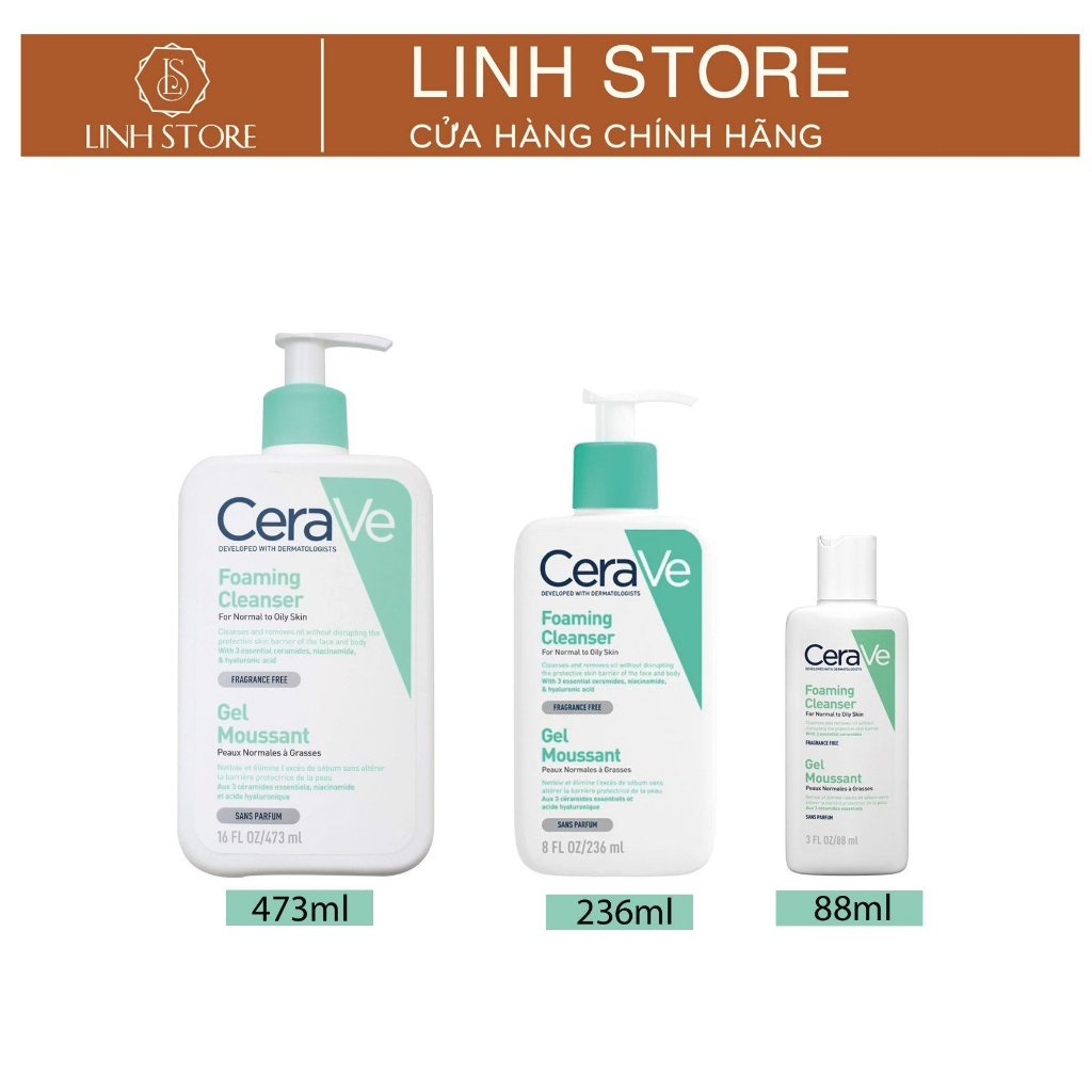 SỮA RỬA MẶT CERAVE  88,236,473ML