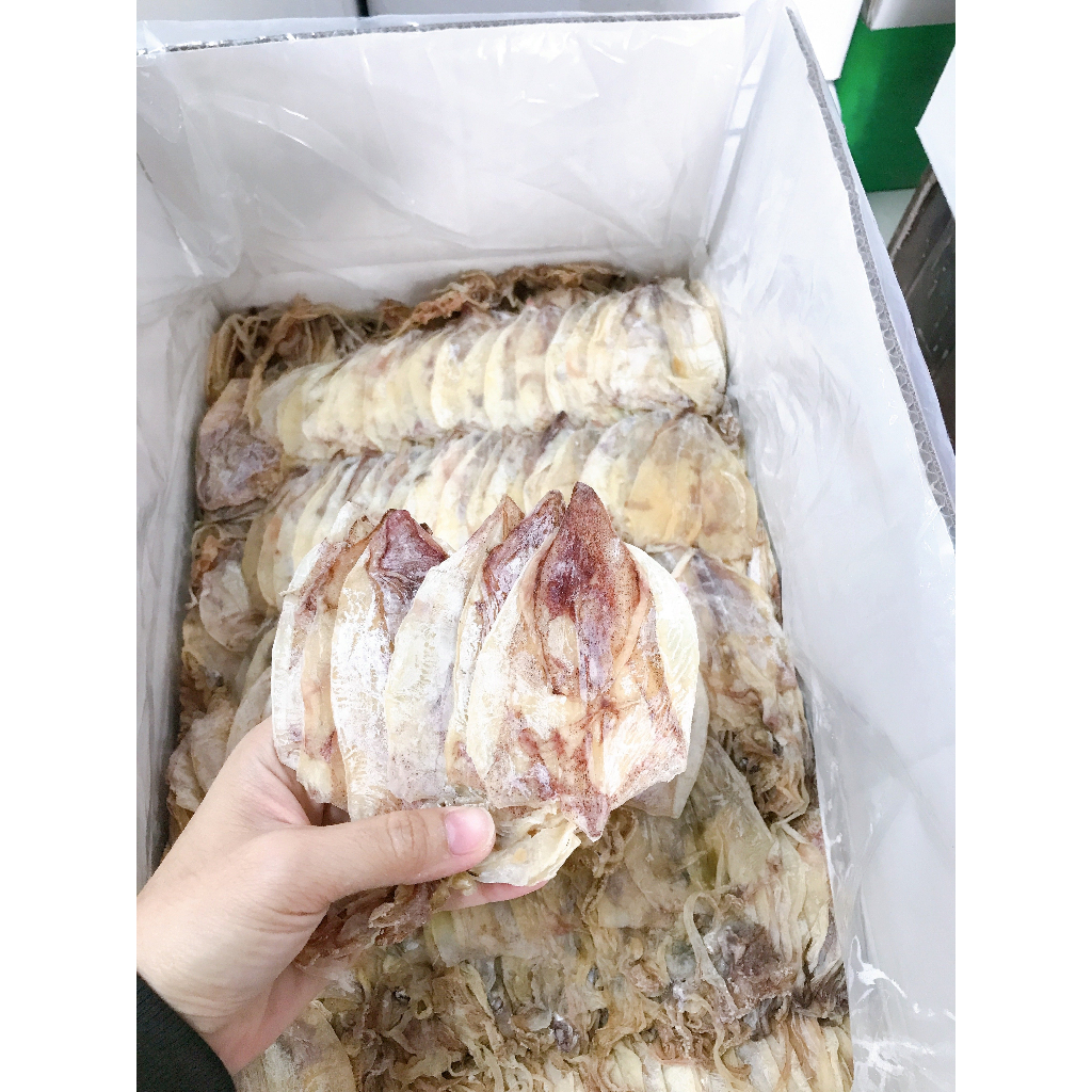Combo 10 con Mực Khô Thượng Hạng Size 100-120 con/kg Không Hóa Chất Minha Seafood