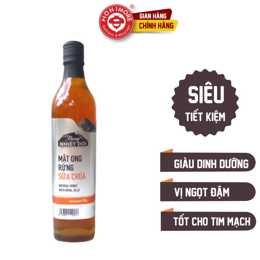 Mật ong rừng sữa chúa – Rừng Nhiệt Đới 730g/chai- mật ong nguyên chất, tăng đề kháng