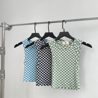 Áo ba lỗ caro BASIC RYLEE TOP