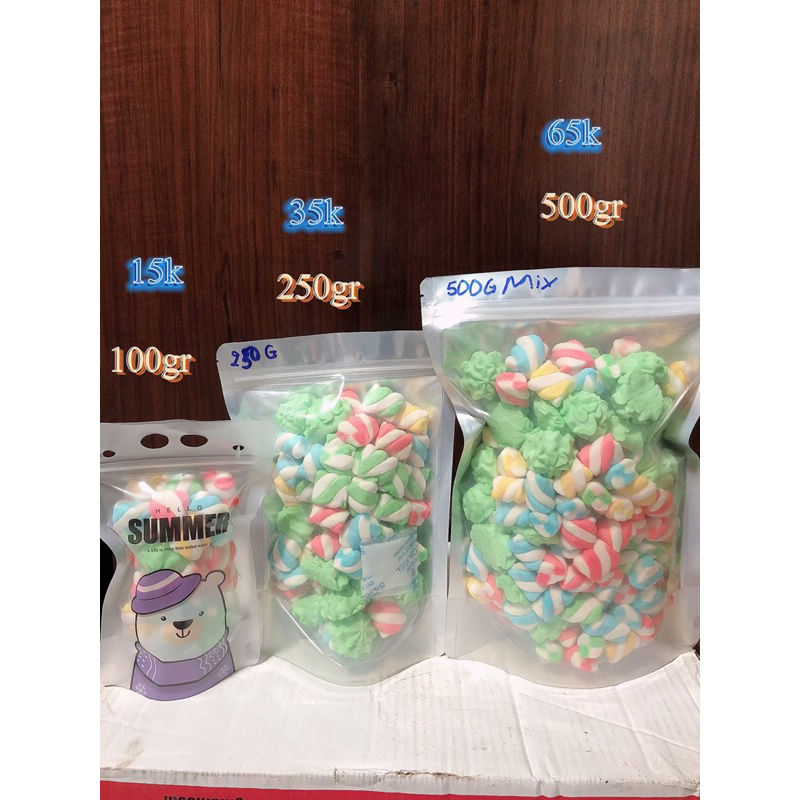 Kẹo bông gòn marshmallow 150g-500g