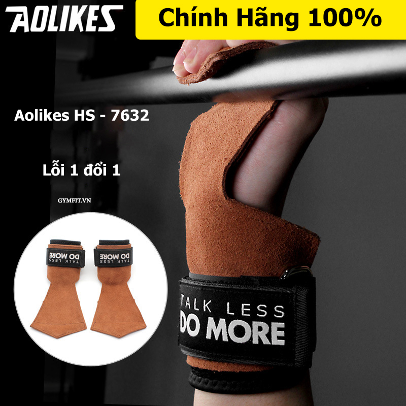 Găng tay cao cấp Aolikes Do More Talk Less HS-7632, Găng tay nâng tạ Aolikes Chính Hãng