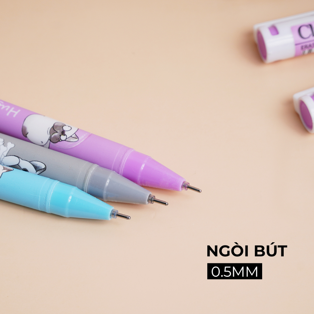 Bút Gel Xóa Được CLASSMATE An Toàn Không Độc Hại Ngòi 0.5mm GP02-PE
