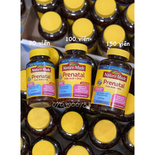 Viên uống bổ bầu nature made prenatal multi dha 150 viên