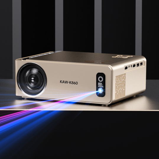 Máy chiếu mini KAW K860 mới 2023 độ phân giải 4K hình ảnh sắc nét âm thanh sống động