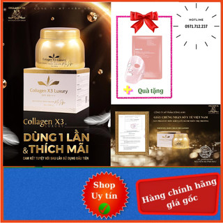 Body dưỡng trắng da Collagen X3 Luxury Đông Anh 250gram - Hàng chính hãng
