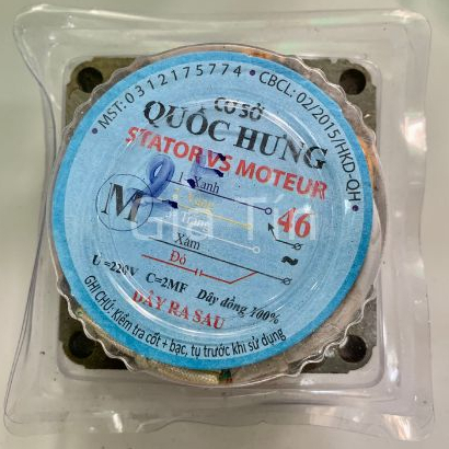 Stator Phe quạt, lốc quạt dày 16mm/ 20mm/ 25mm 46 dây đồng Quốc Hưng