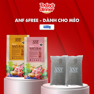 Thức ăn hạt hữu cơ cho mèo ANF 6 FREE dành cho mèo trưởng thành, mèo con 400g