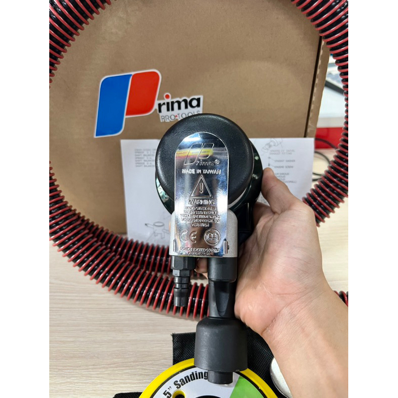 Máy chà nhám hút bụi tròn Prima dùng hơi