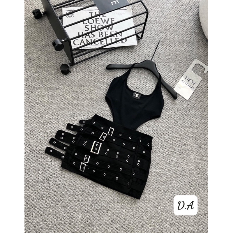 BỘ ÁO BODY KÈM CHÂN VÁY OZE