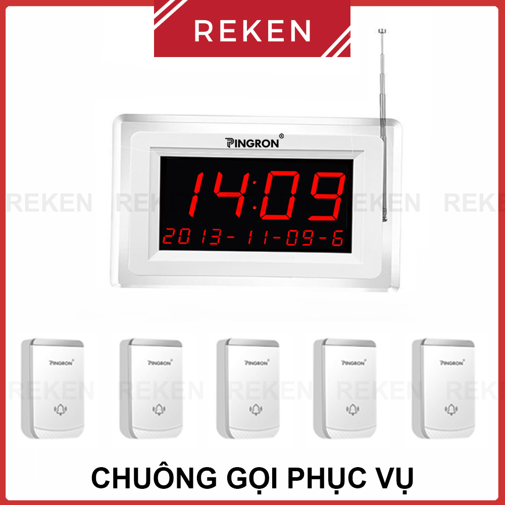 Chuông gọi phục vụ không dây dành cho nhà hàng, khách sạn, quán ăn CP-900, PV02