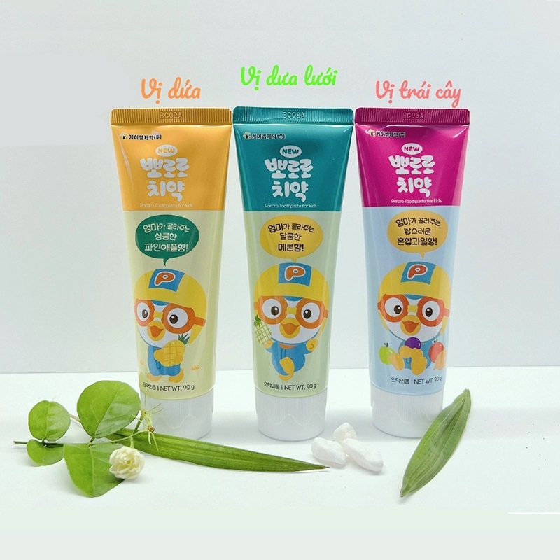 Kem đánh răng Pororo Hàn quốc 90gr cho bé