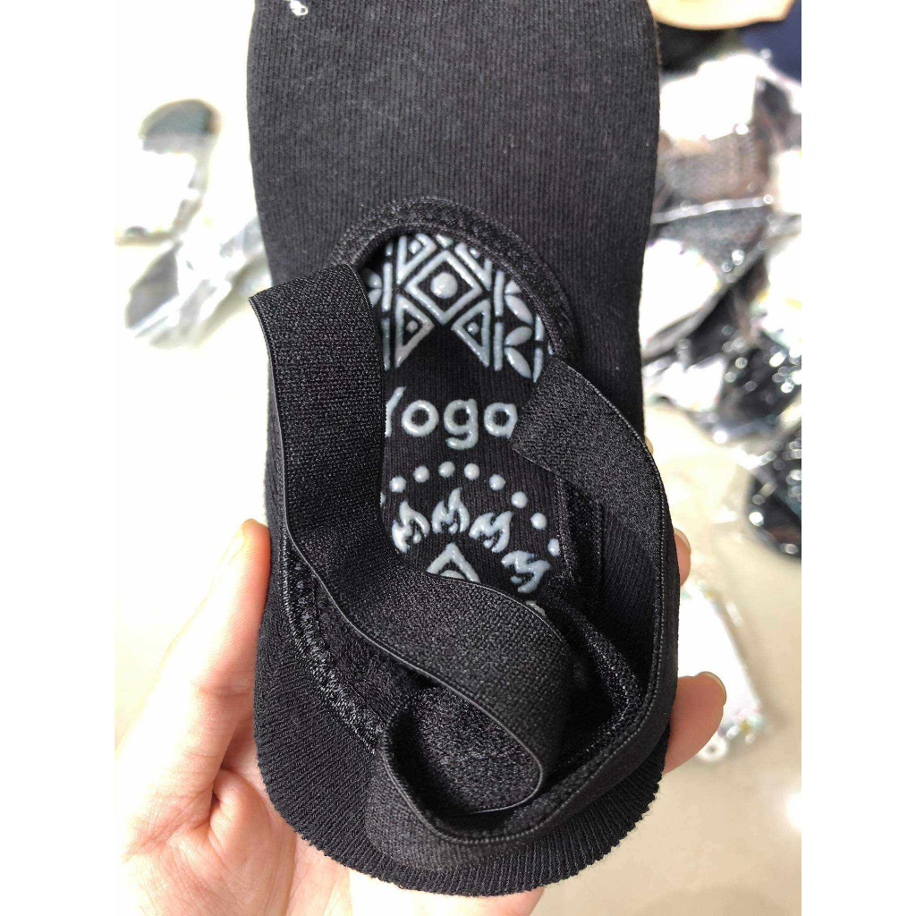 Tất tập Yoga, Aerobic, múa chống trơn trượt thấm mồ hôi gắn hạt silicon cao cấp