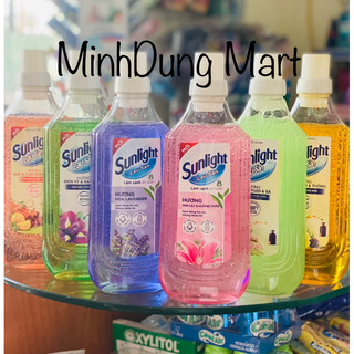 Lau sàn Sunlight các màu chai 1L