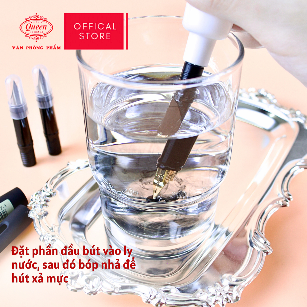 Bộ phụ kiện vệ sinh và ngòi thay bút máy Queen  FPA-01