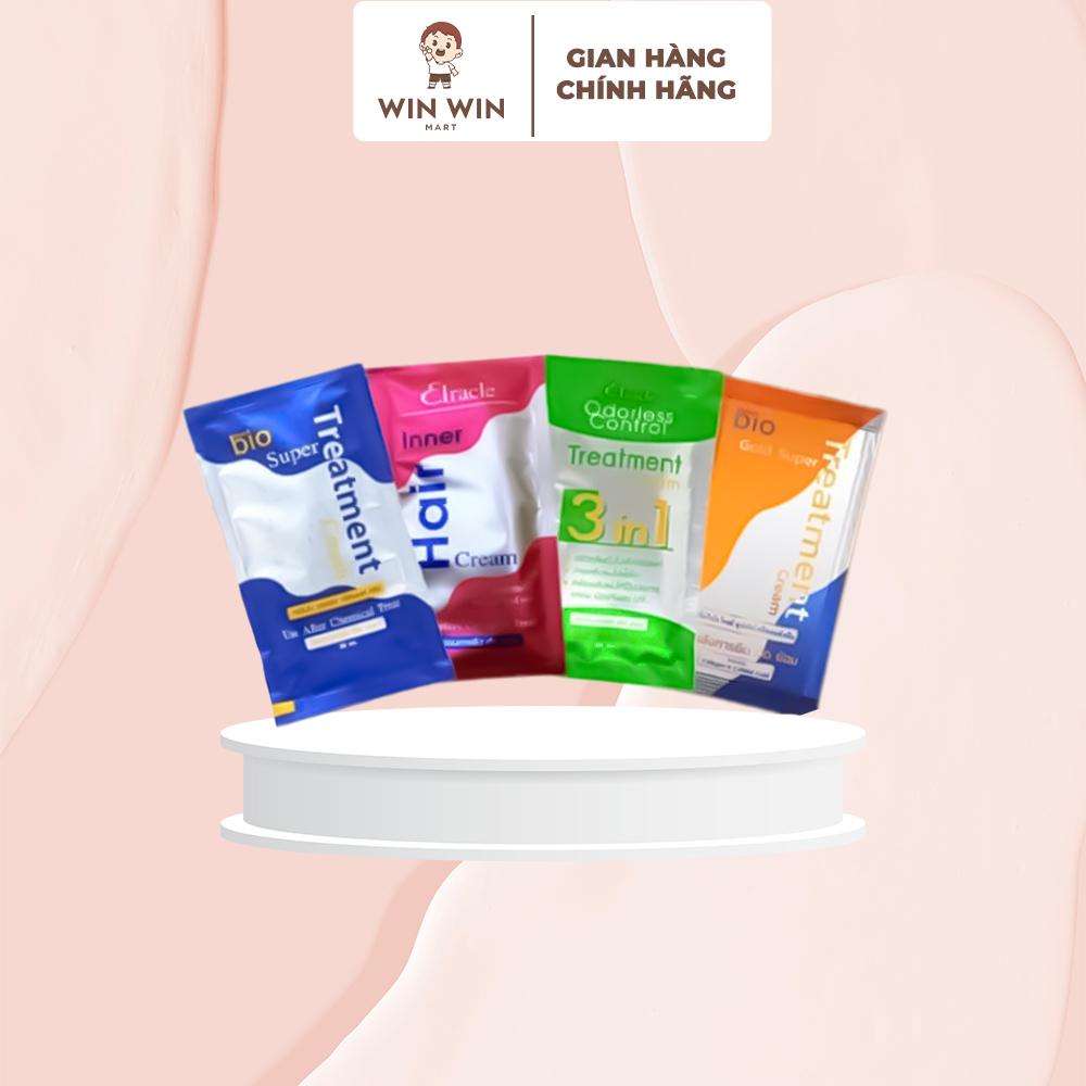 Ủ Tóc Bio Super Treatment Cream Thái Lan Giúp Mái Tóc Siêu Mượt, Chắc Khỏe Tự Nhiên Và Phục Tóc Hư Tổn 30ml