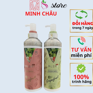 Dầu gội xả bưởi valert grapefruit 850ml tặng xịt bưởi vitalycil phục hồi, chống rụng kích mọc tóc
