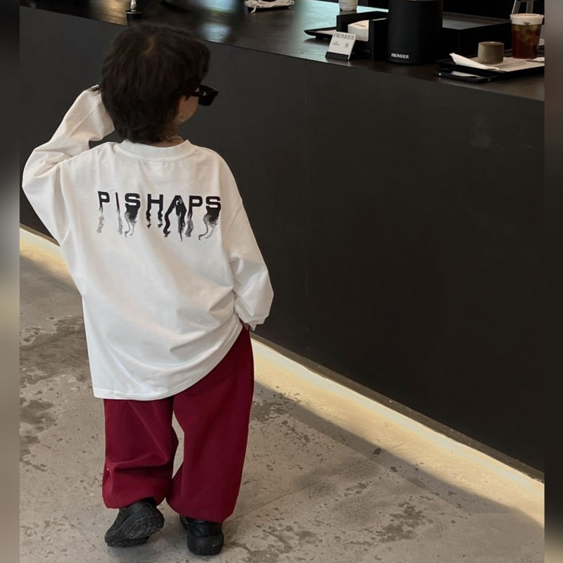 Áo thun dài tay bé trai SHA A358 size 90-140, quần áo trẻ em thu đông cao cấp