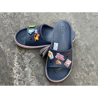 (Chính hãng) Crocs quai ngang xanh navy